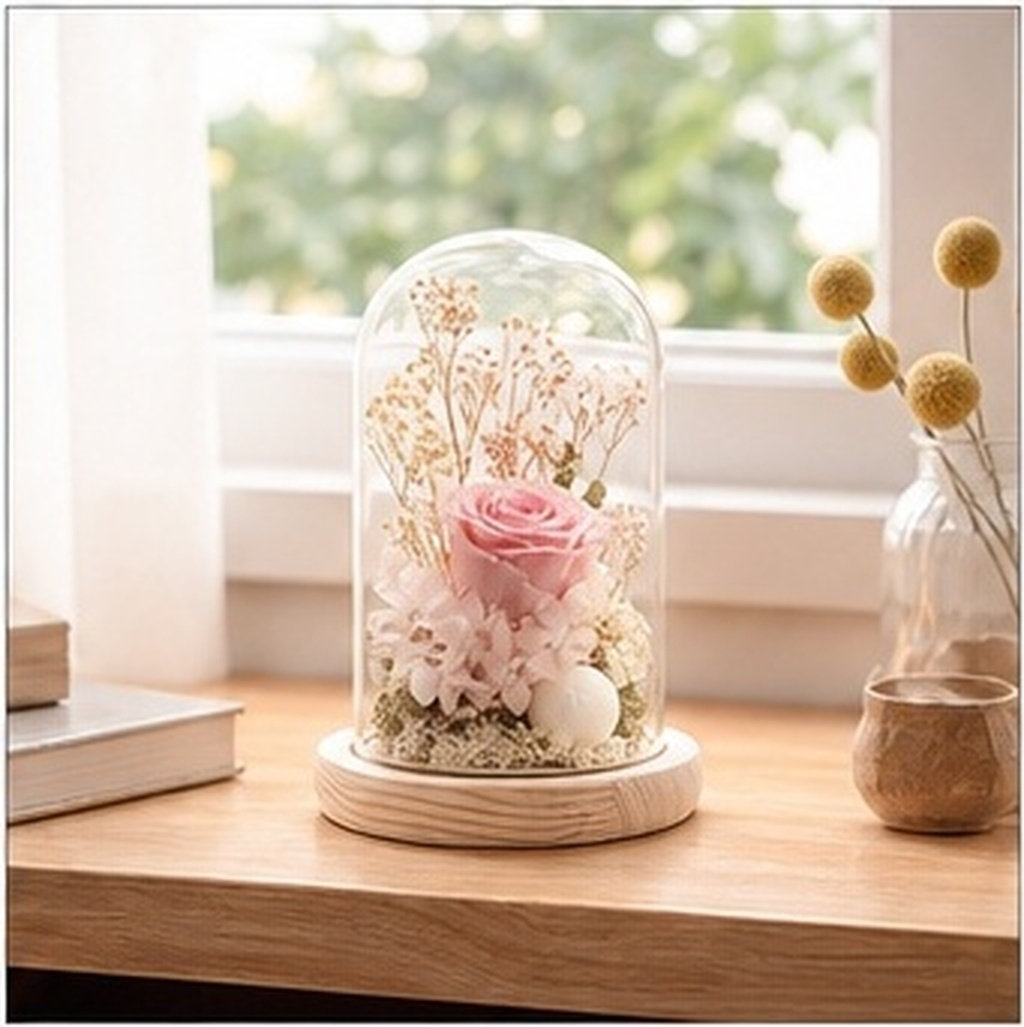 9x15cm Elegant Glass Dome for  - Plastic Dome Clear ulasan dan harga