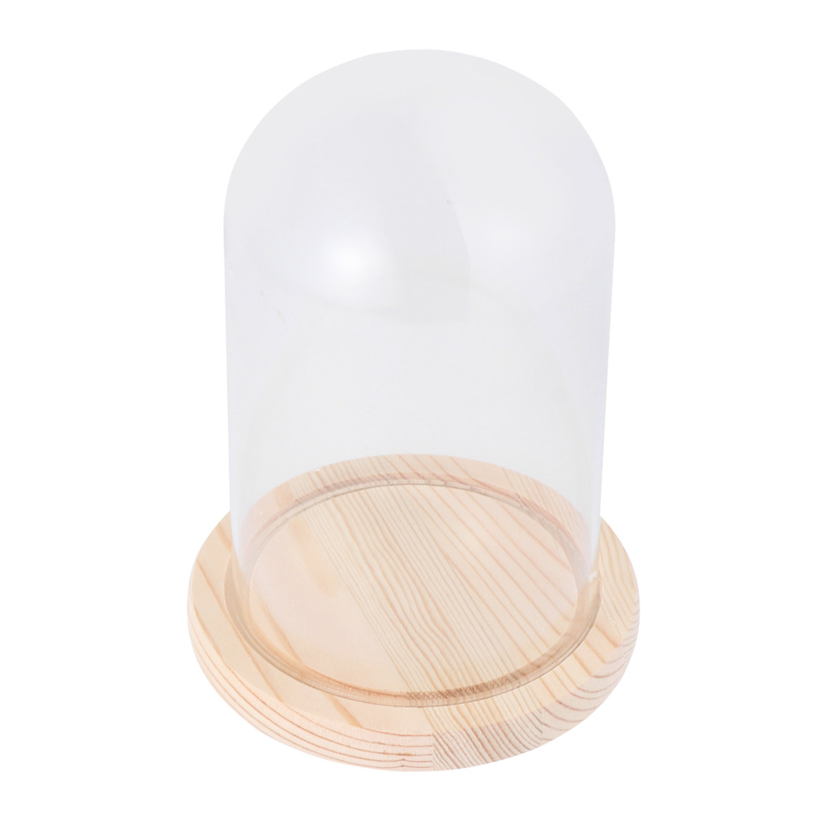 9x15cm Elegant Glass Dome for  - Plastic Dome Clear ulasan dan harga